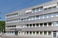 Foto zeigt eine Ansicht des Gebäudes des Arbeitsgerichts Heilbronn